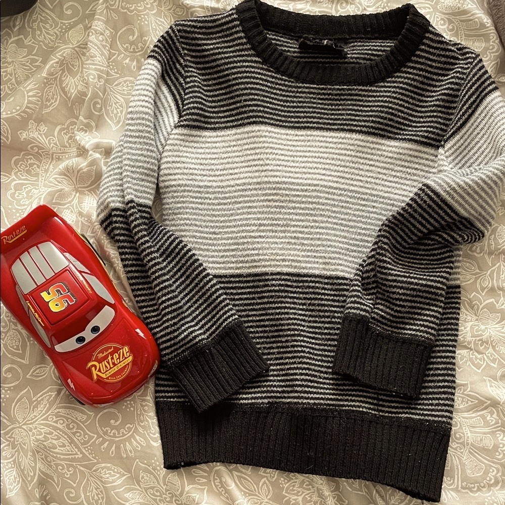 Street Rules Striped Sweater size small 3T